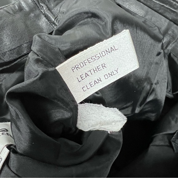 RETRO vintage Wilson’s black leather pencil skirt 80’s size XS - Picture 9 of 10